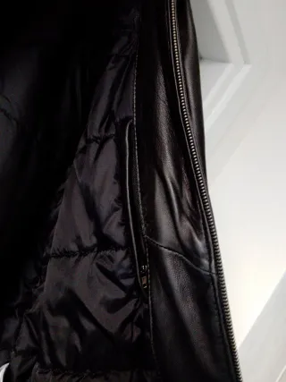 Giubbotto Geox Pelle Nero Taglia 54