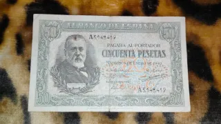 1940 BILLETE 50 PESETAS