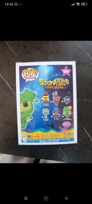 Funko Pop The Flying Dutchman Spongebob Movie