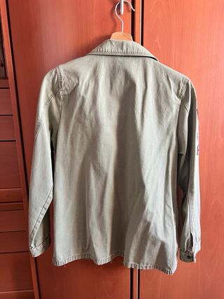 Chaqueta Zara Verde Militar