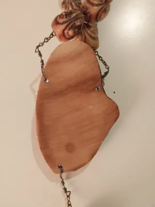 Rosario in resina con Madonna e Bambino