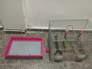 Jaula para pájaros periquitos agapornis ninfas