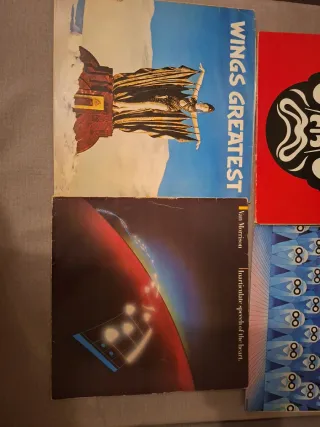 Lote 4 Vinilos: Jean-Michel Jarre, Wings, Van Morr