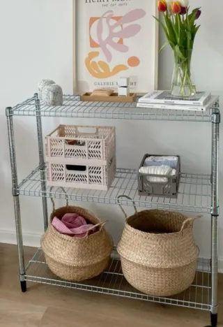 ¡2 X 55€! -NO ENVÍO- ESTANTERÍAS METAL IKEA OMAR