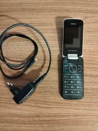 Teléfono Móvil Alcatel Flip Negro/Plateado