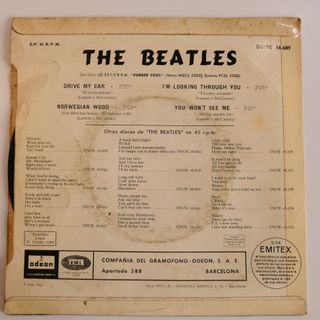 The Beatles - Drive My Car EP (1966)