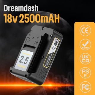 DREAMDASH Batería 18V 2.5Ah herramientas Kärcher