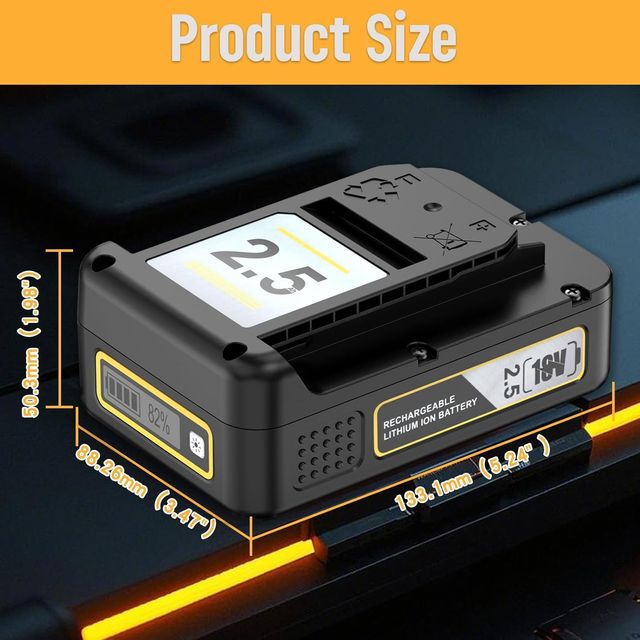 Bateria DREAMDASH 18V 2.5Ah para ferramentas Kärcher