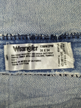Pantalón Vaquero Wrangler Vintage Azul