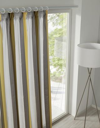 GARDINIA Barra de metal para cortinas, Extensible,