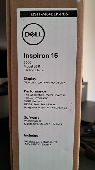 Portátil Dell Inspiron 15 3000