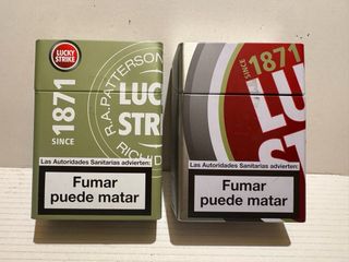 Lata Publicidad Lucky Strike