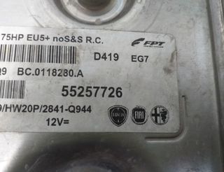 Centralita motor uce fiat 376816 55257726 qubo 1.3