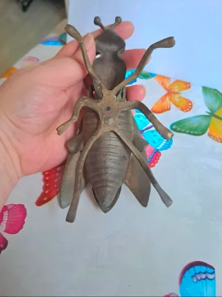 Cenicero vintage mosca abre