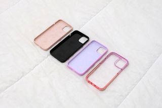 Cover iPhone 13 | rosa, trasparente, stelle