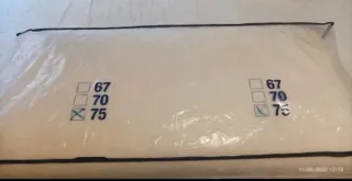 Almohada viscoelástica 75 cm
