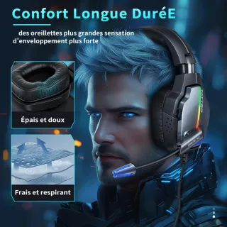 Auriculares Gaming TATYBO XW2 PS5/PS4/PC Micrófono