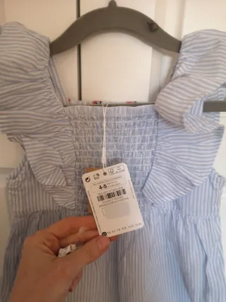 Camisa niña rayas talla 4/5años. Con etiqueta