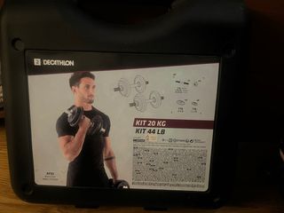 Kit de pesas Decathlon 20 kg