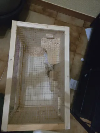 Jaula grande para hámster de madera