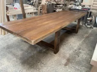 Mesa de comedor 3 metros madera maciza