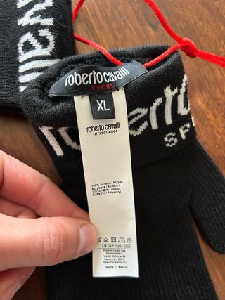 Guanti Roberto Cavalli XL Neri