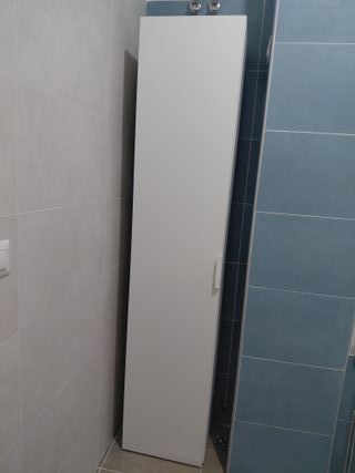 Mobiletto bagno colonna bianco Ikea