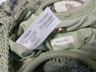 Bolso crochet HUG & CLAU verde