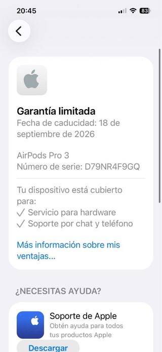 Airpods Pro 3 Como nuevos