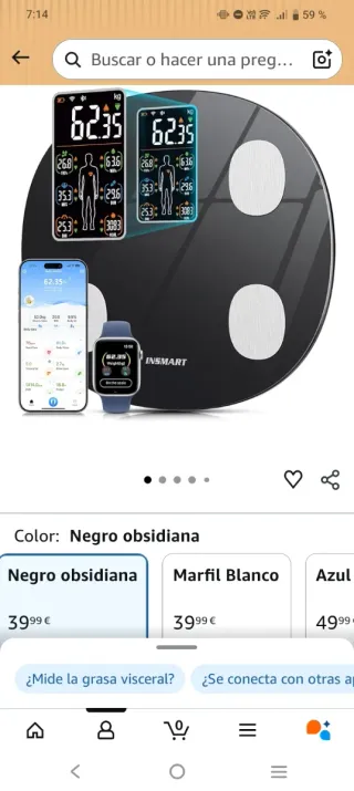 Báscula de baño INSMART