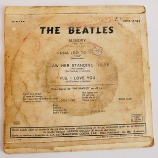 THE BEATLES – Misery / Anna (EP, 1964)
