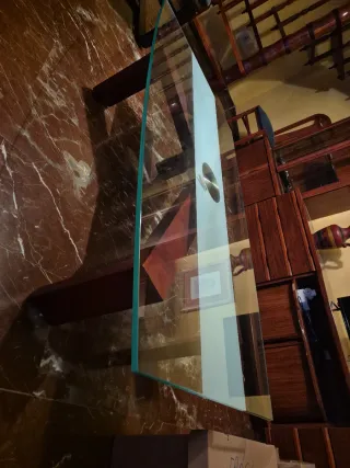 Conjunto Muebles Salón Madera/sillas/ mesas crista