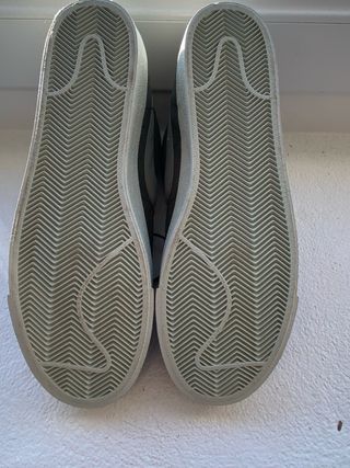 Zapatillas Nike altas grises y verdes