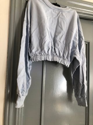 Jersey Bershka S Angeles Estampado Azul