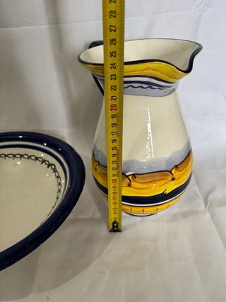 Jarra y Palangana Cerámica Artesana