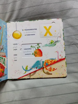 Abecemágico Libro cartón duro para aprender letras