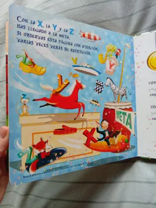 Abecemágico Libro cartón duro para aprender letras