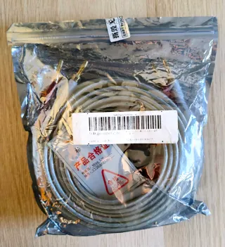 Pareja Cables Altavoz Hi-Fi 6N OFC Plata (3m) x2