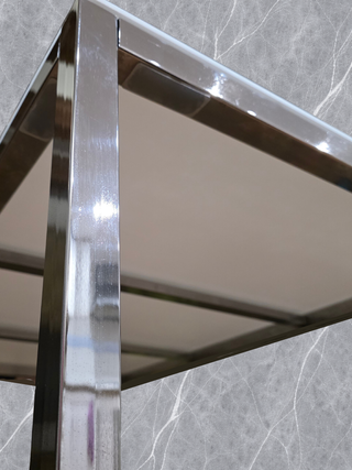 Mesa Comedor IKEA Cristal Templado y Metal