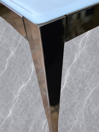 Mesa Comedor IKEA Cristal Templado y Metal