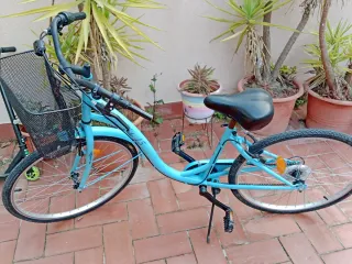 Bicicleta Paseo Mujer Azul