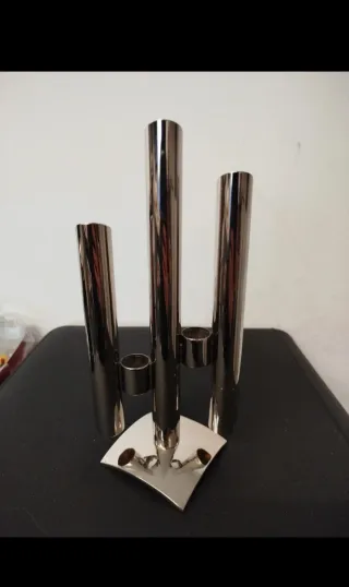 Vaso Space Age Acciaio Inox Anni '70