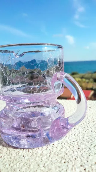 Bricco in vetro Alessandrite cracklè