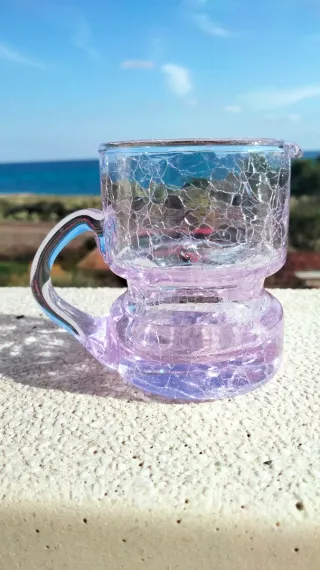 Bricco in vetro Alessandrite cracklè