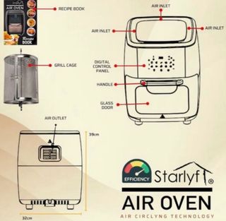 Freidora de aire Starlyf PRECINTADA