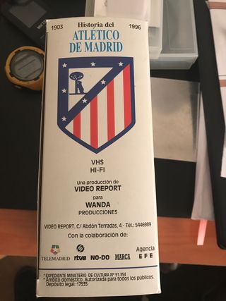 Storia dell'Atletico Madrid VHS (1903-1996)