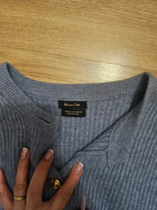 Rebeca Massimo Dutti azul