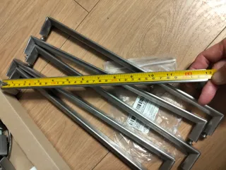 6 Tiradores Acero Inox Cocina 30cm