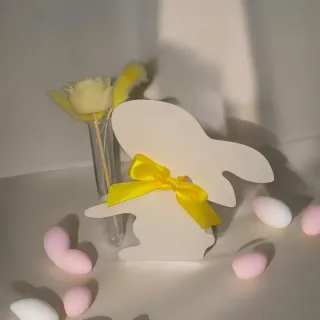 Coniglietto Pasquale Decorativo con Candela