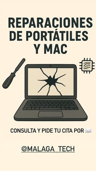 Reparación Portátiles y MAC
